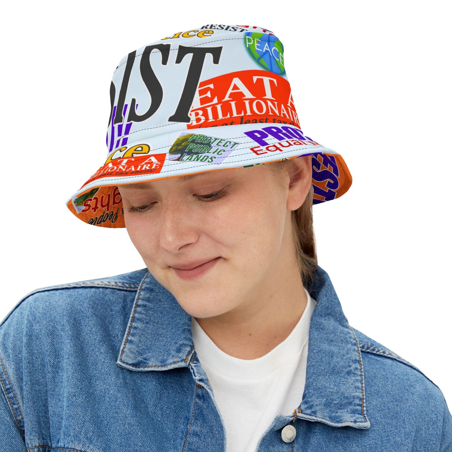 PROTESTER Bucket Hat BLUE