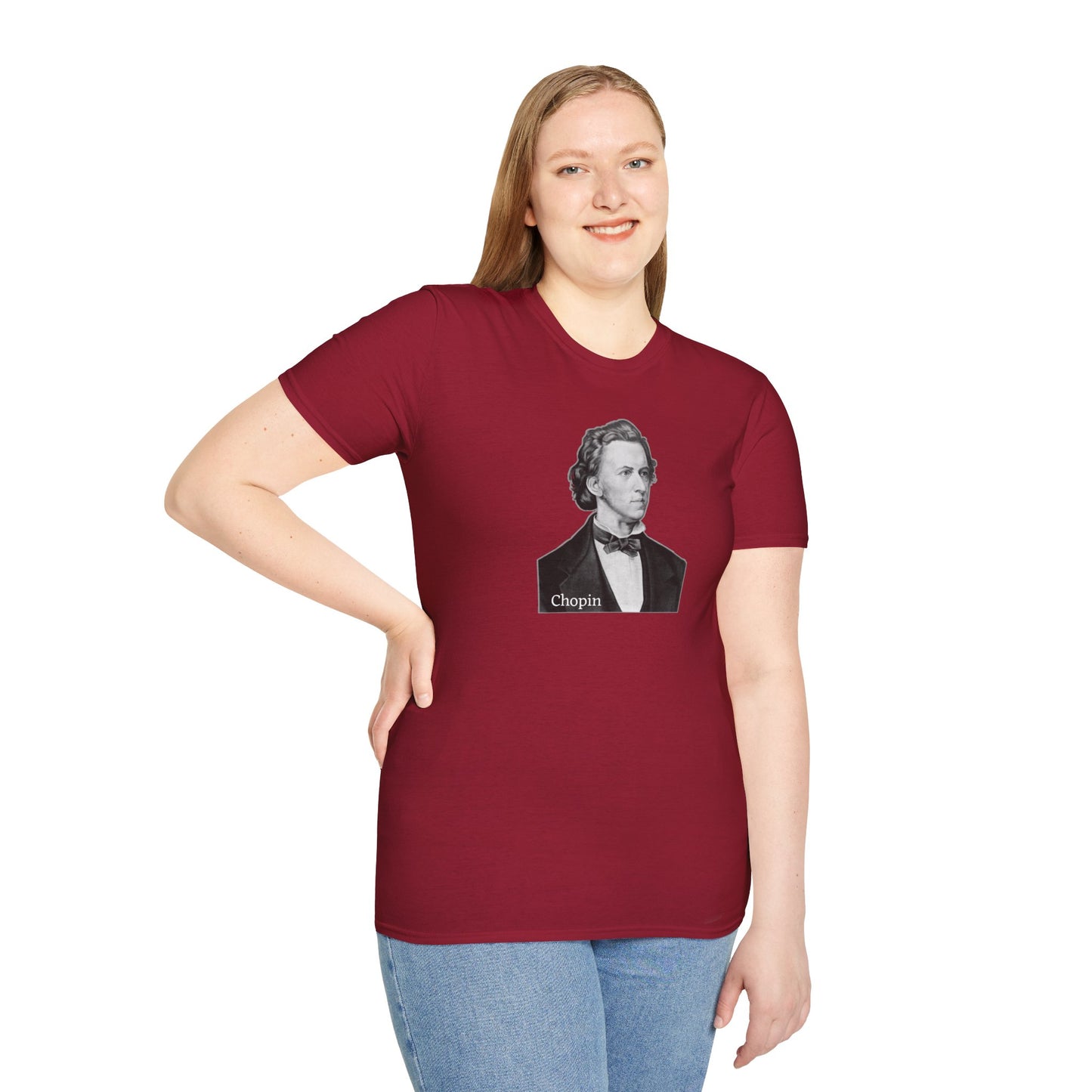 Chopin Unisex Softstyle T-Shirt - Perfect for Music Lovers