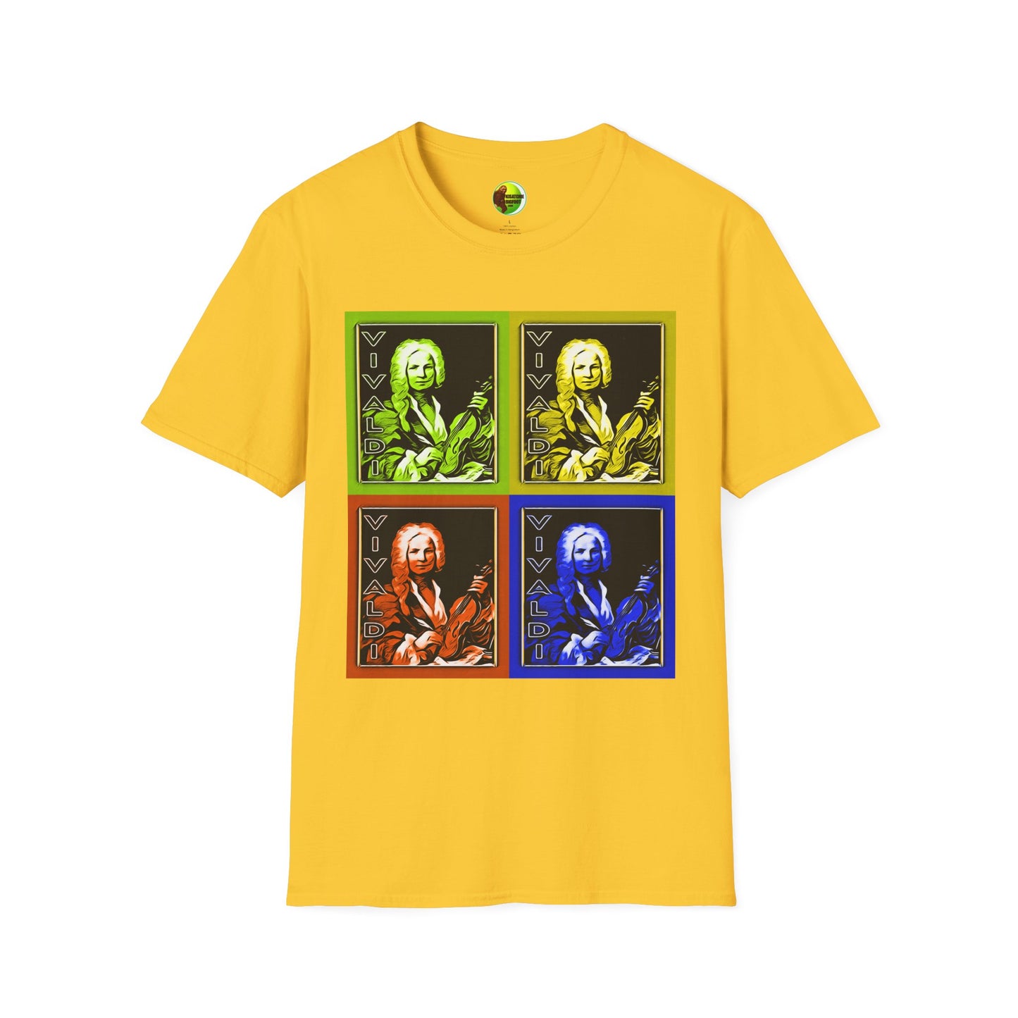 Vivaldi Unisex Softstyle T-Shirt - Perfect for Music Lovers