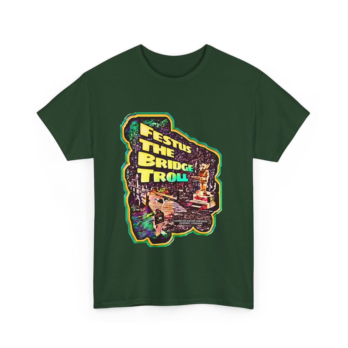 Festus Bridge Troll Unisex Heavy Cotton Tee - Graphic Tee