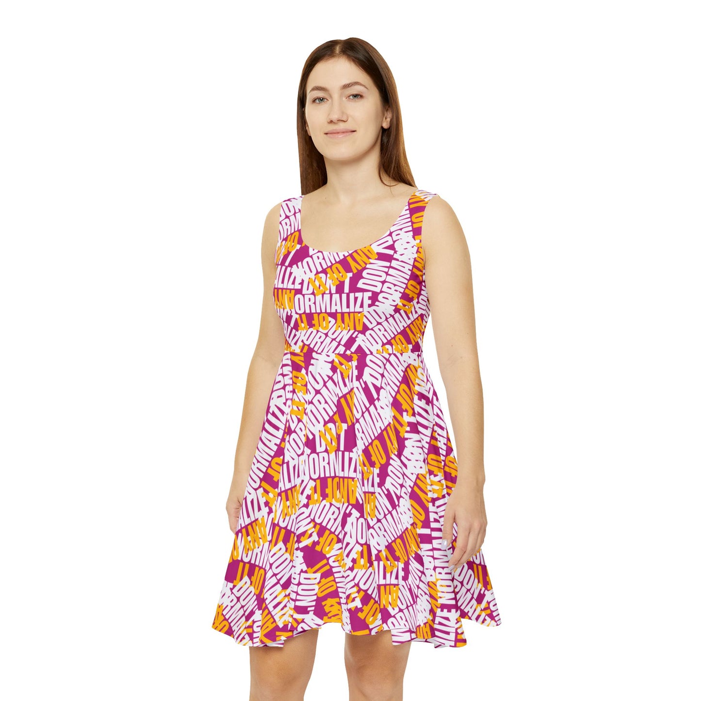 Don't Normalize Skater Dress