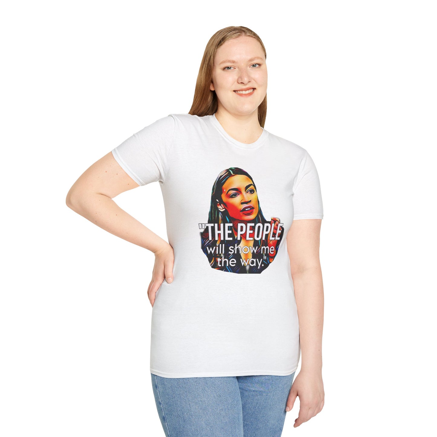 AOC: THE PEOPLE Unisex Softstyle T-Shirt