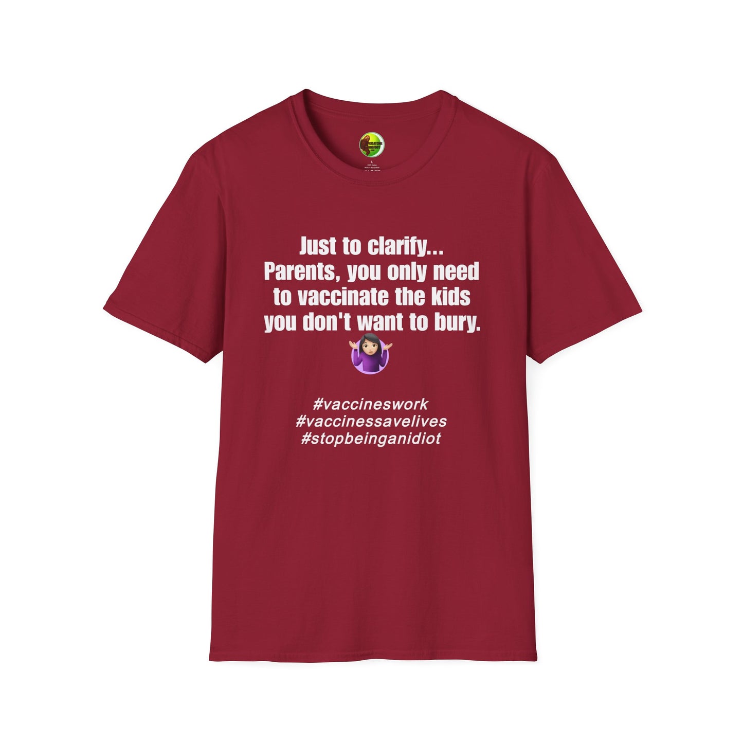 Vaccinate Unisex Softstyle T-Shirt