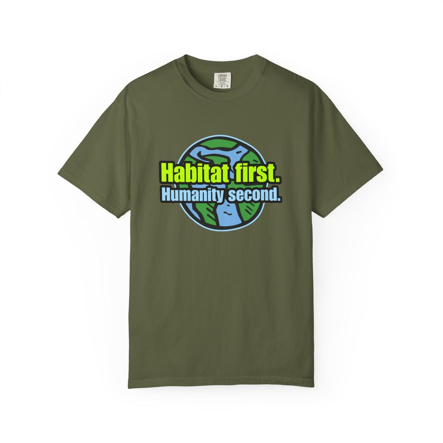 Habitat First - Unisex Garment-Dyed Tee for Activists