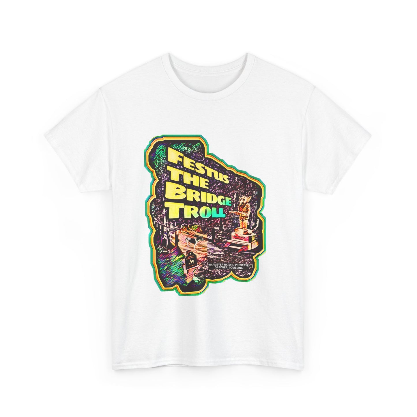 Festus Bridge Troll Unisex Heavy Cotton Tee - Graphic Tee