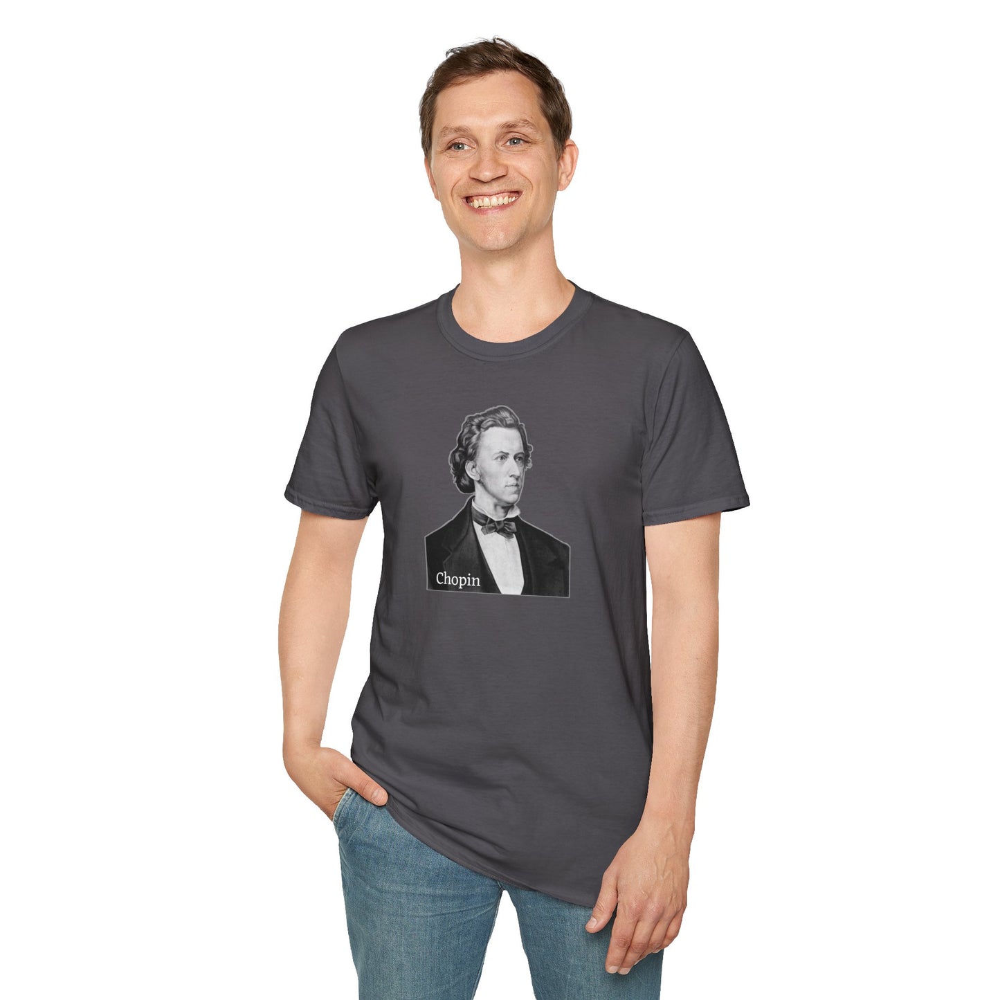 Chopin Unisex Softstyle T-Shirt - Perfect for Music Lovers
