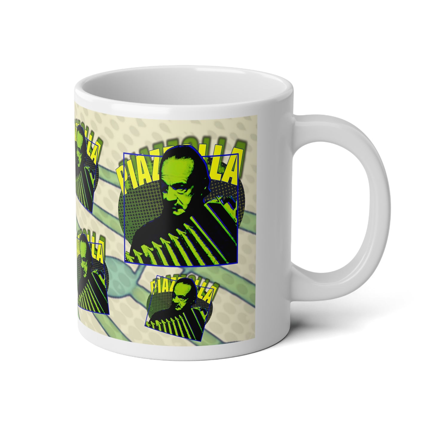 Piazzolla Jumbo Mug, 20oz