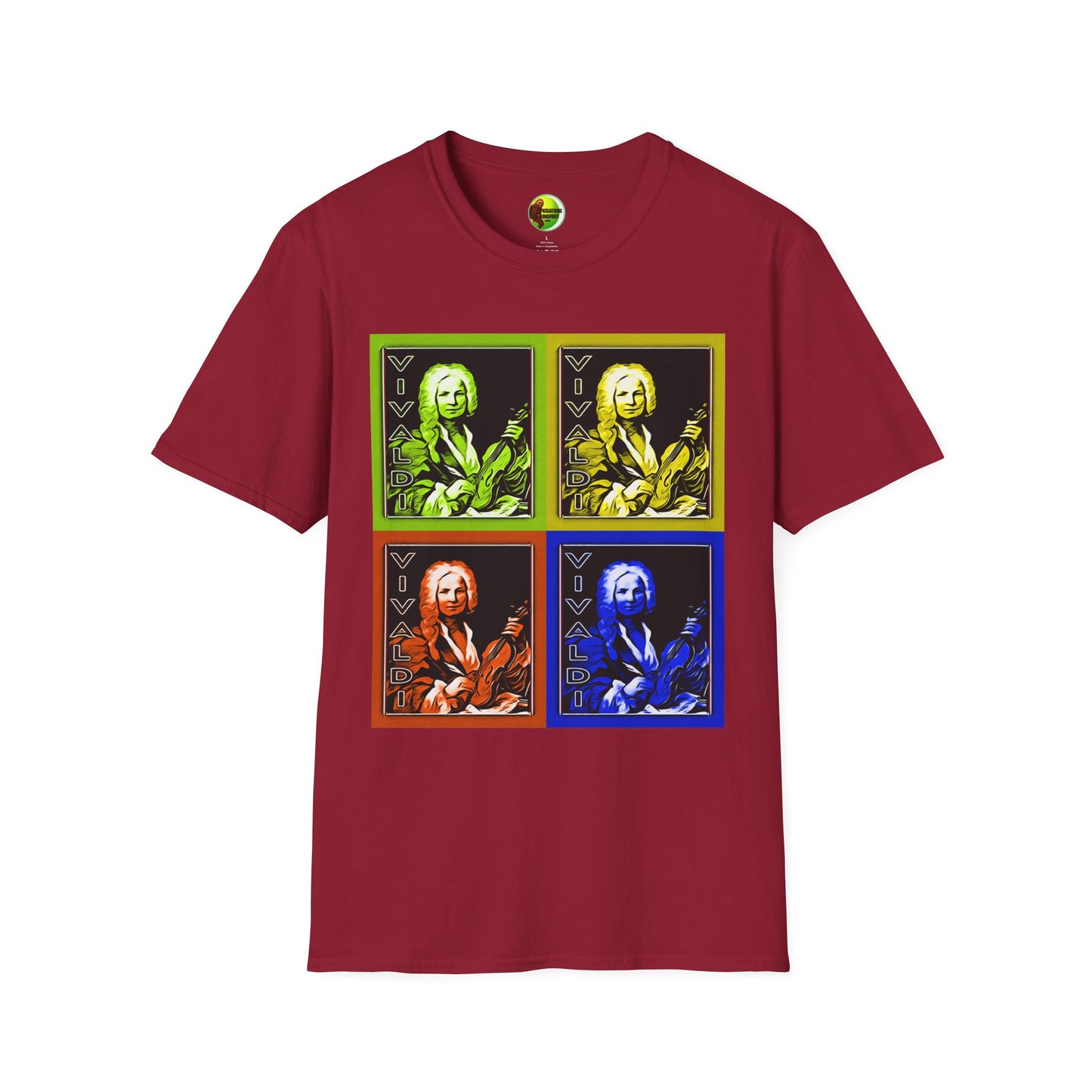 Vivaldi Unisex Softstyle T-Shirt - Perfect for Music Lovers