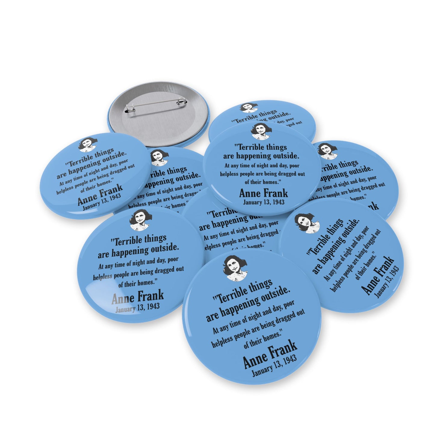 Anne Frank Buttons