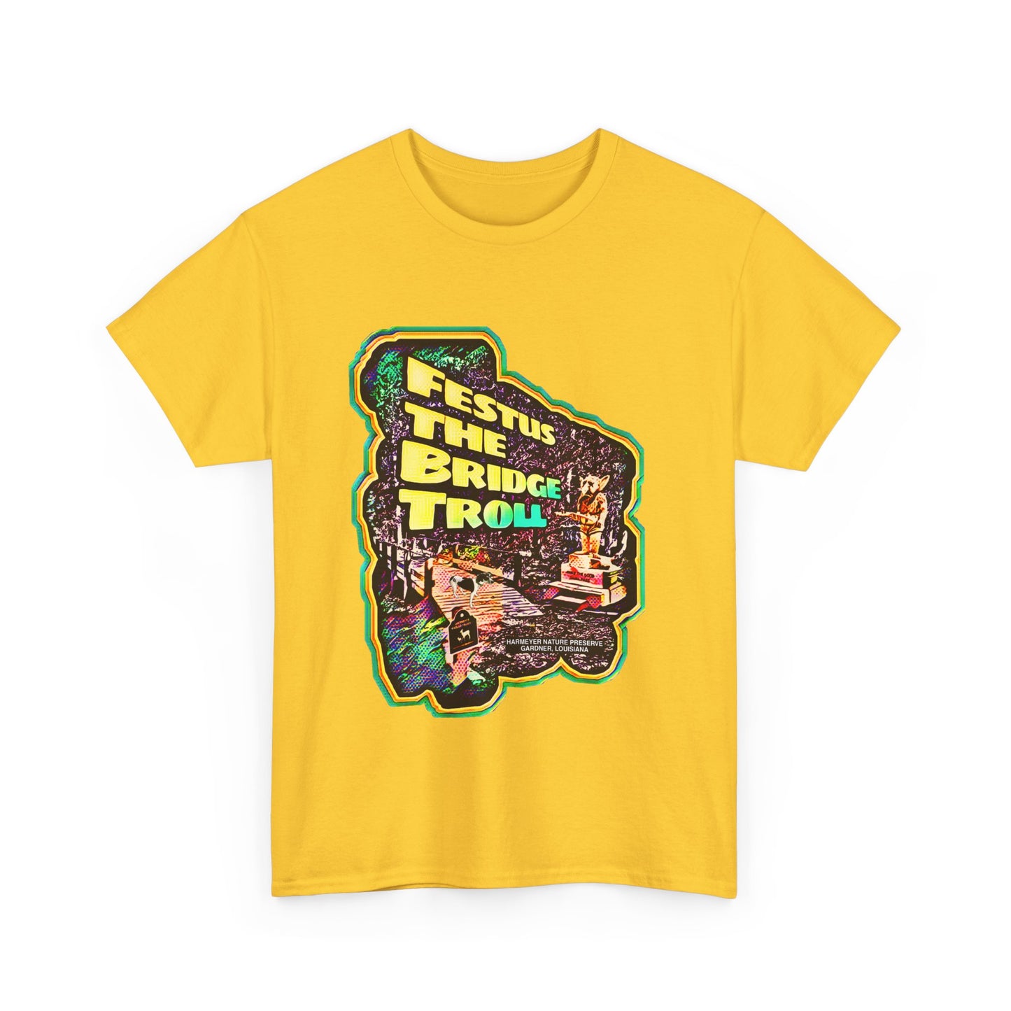 Festus Bridge Troll Unisex Heavy Cotton Tee - Graphic Tee