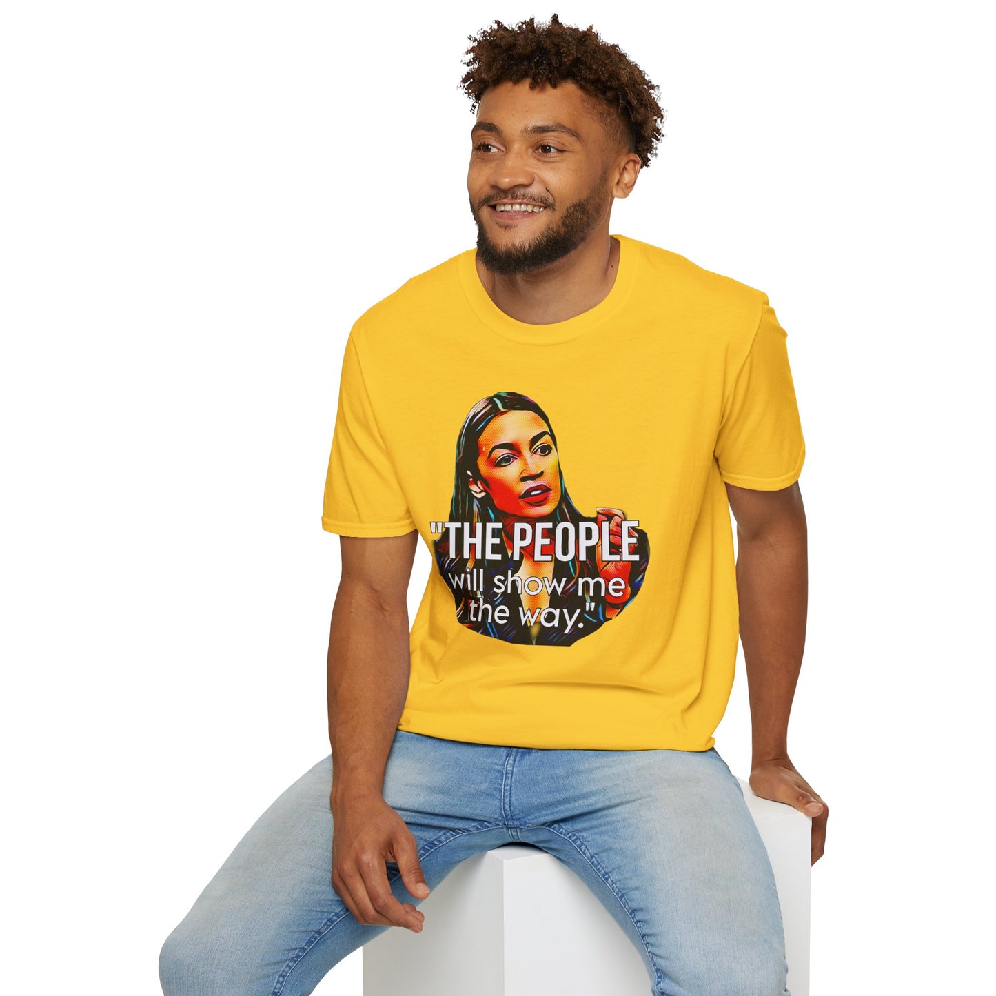 AOC: THE PEOPLE Unisex Softstyle T-Shirt