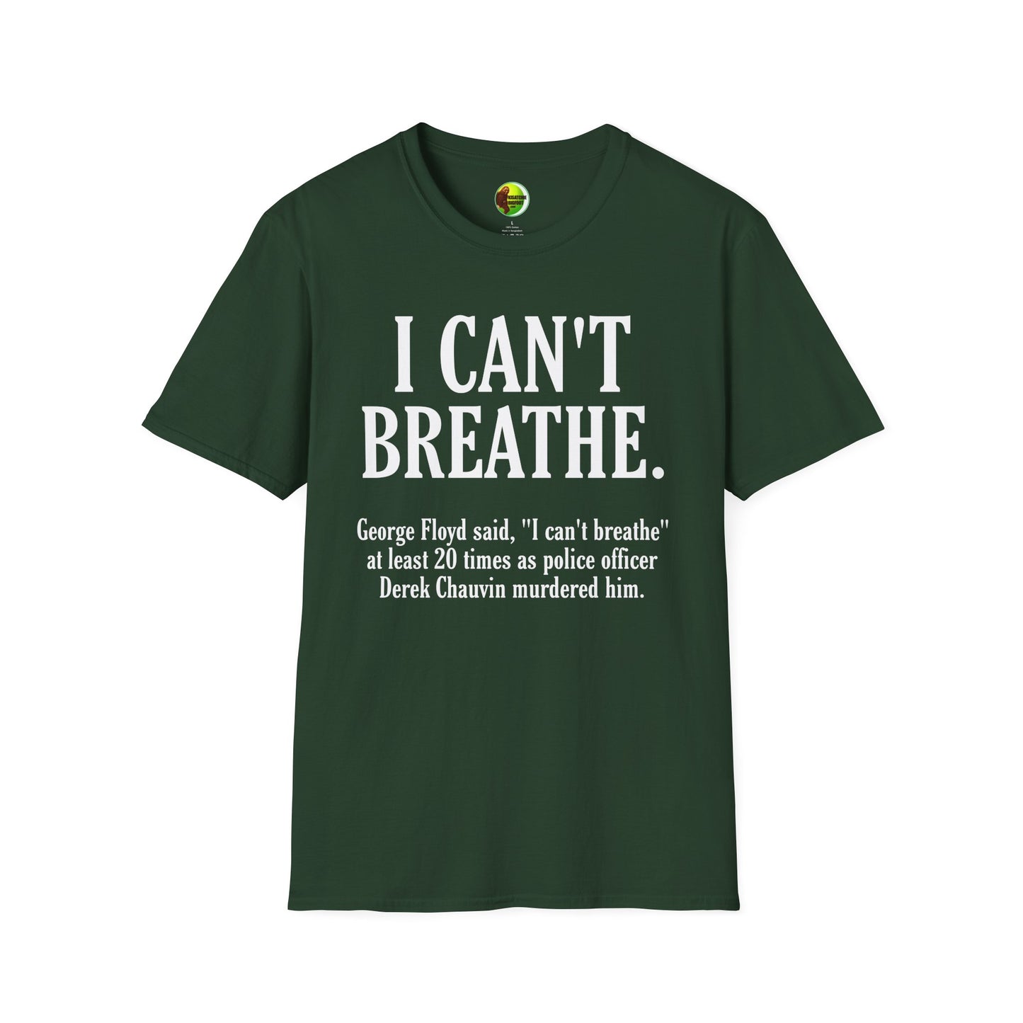 I Can't Breathe Unisex Softstyle T-Shirt
