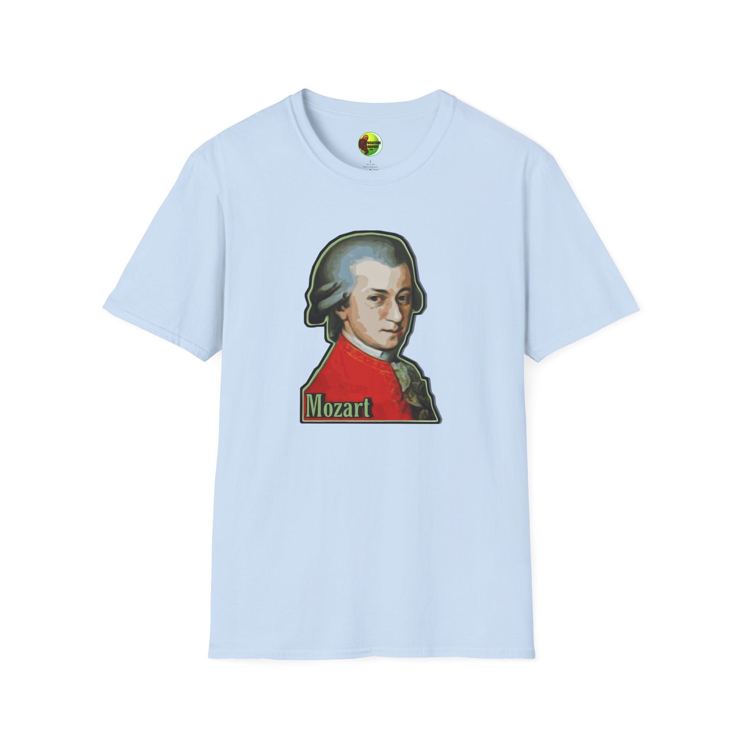 Mozart Unisex Softstyle T-Shirt - Perfect for Music Lovers