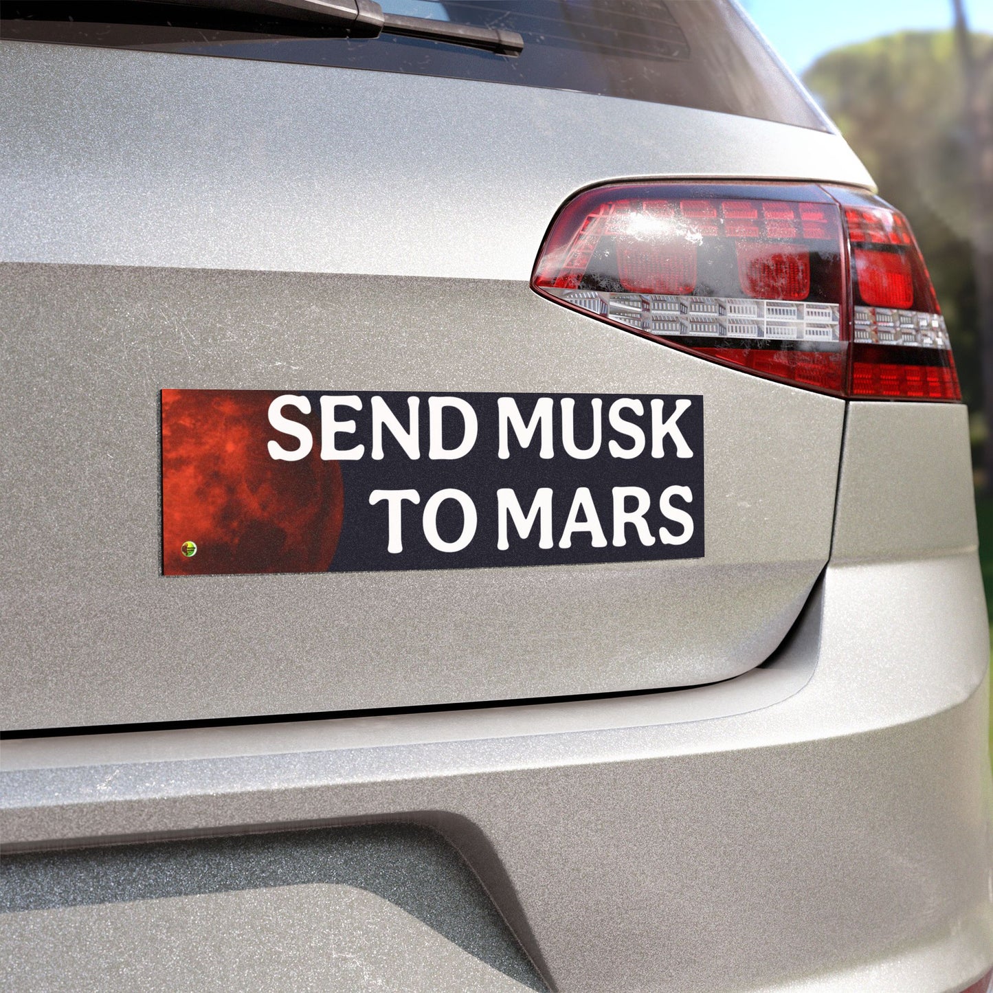 Send Musk to Mars Car Magnets