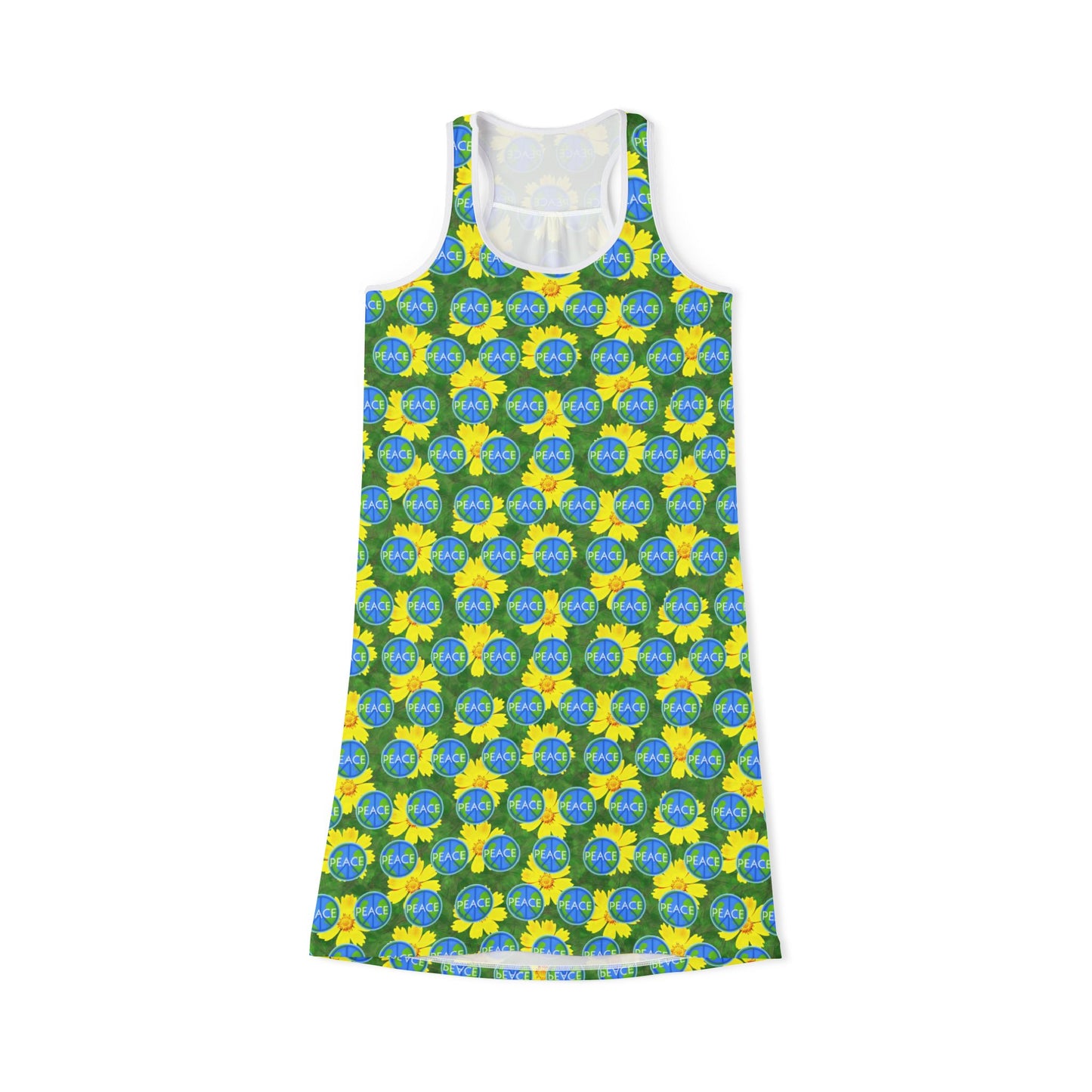 Peace on Earth Women's Racerback Dress
