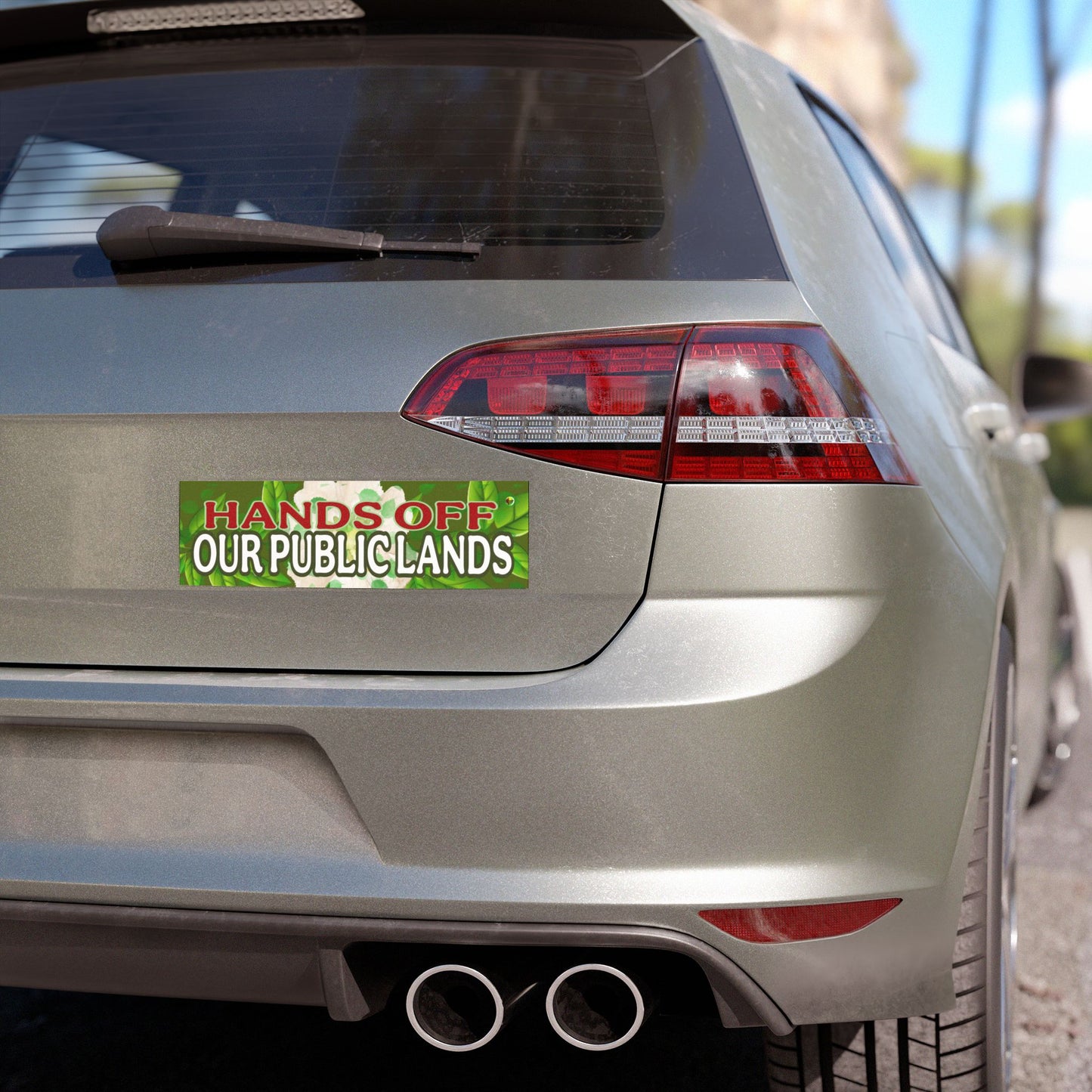 HANDS OFF PUBLIC LANDS Car Magnets
