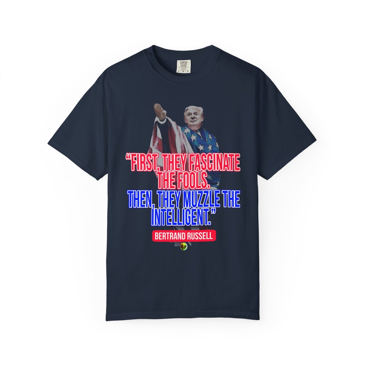 Fascinate/Muzzle - Unisex Garment-Dyed Tee for Activists