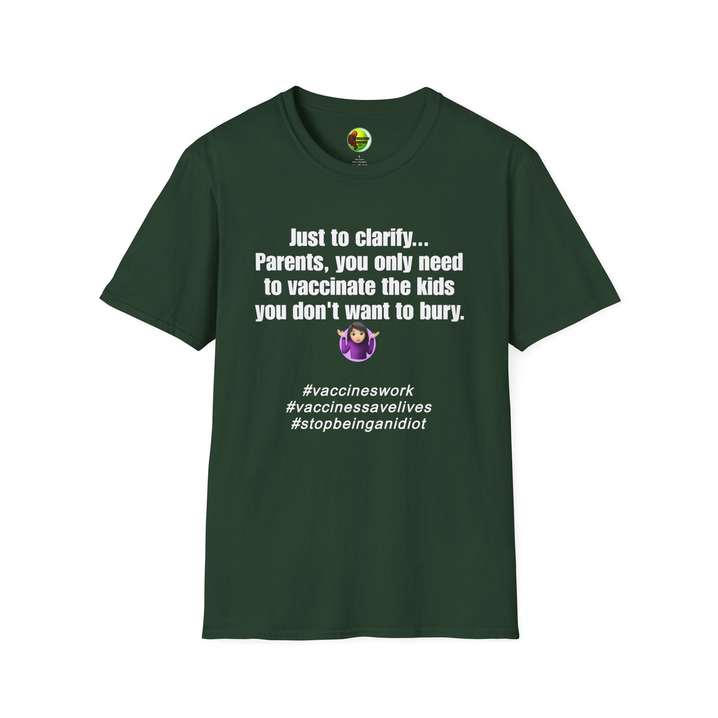 Vaccinate Unisex Softstyle T-Shirt
