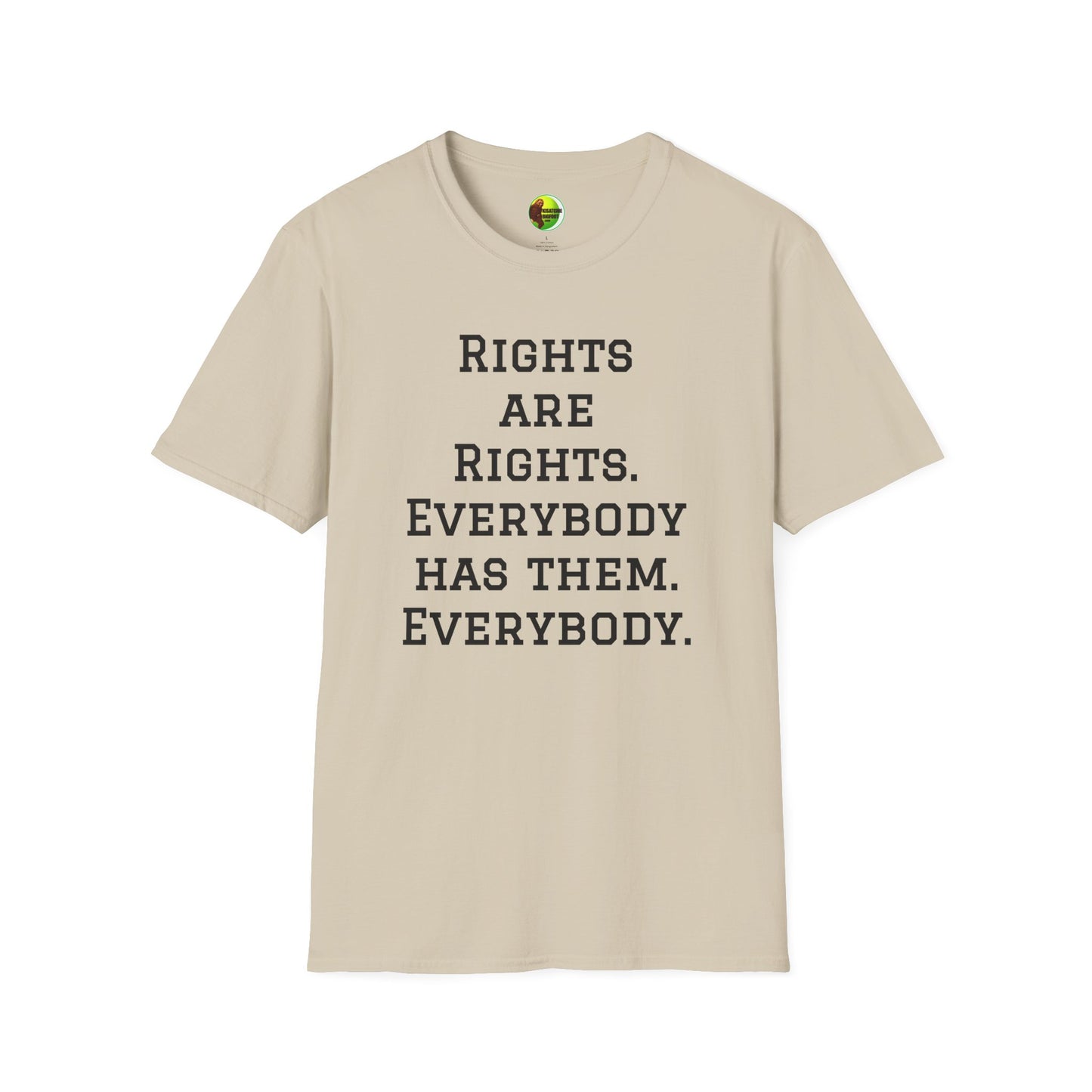 Rights are Rights Unisex Softstyle T-Shirt