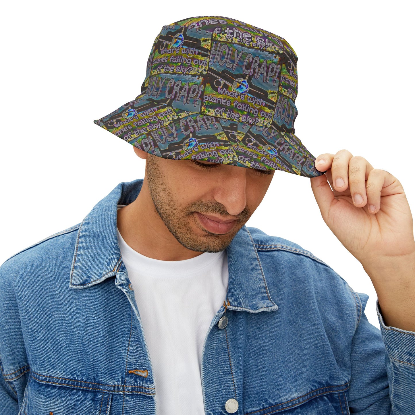 Falling Planes Bucket Hat