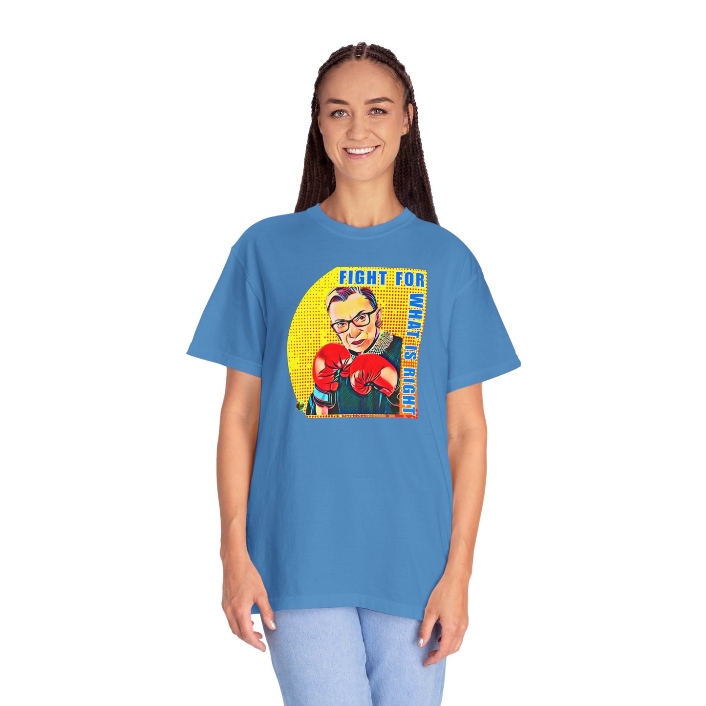 "Fight For What Is Right" - Unisex Garment-Dyed T-shirt