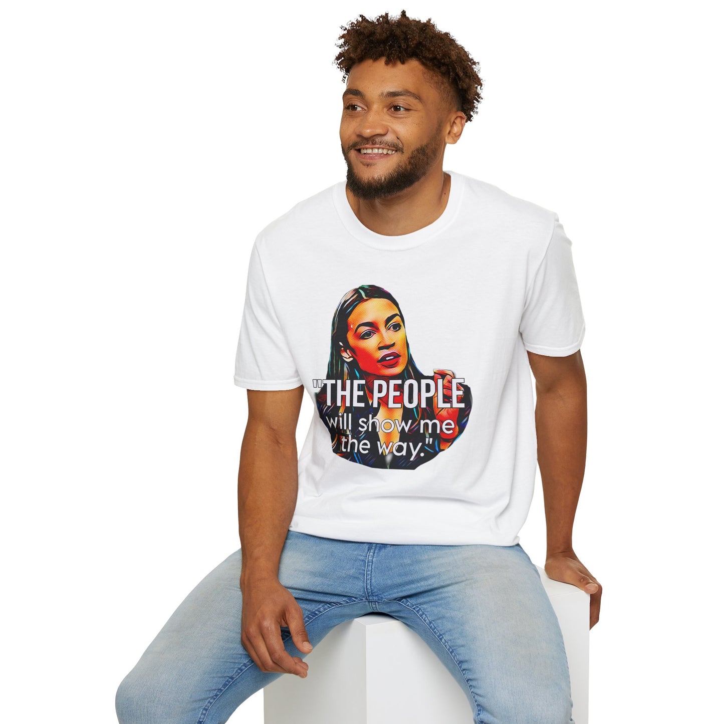 AOC: THE PEOPLE Unisex Softstyle T-Shirt