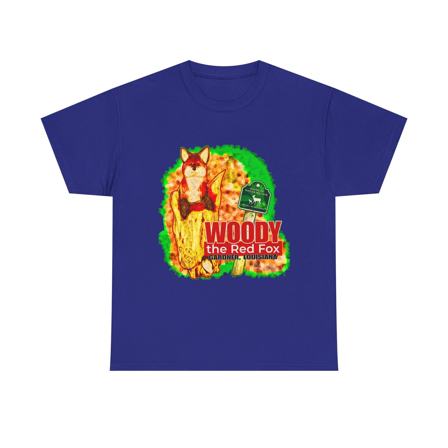 Woody the Red Fox Unisex Heavy Cotton Tee - Graphic Tee