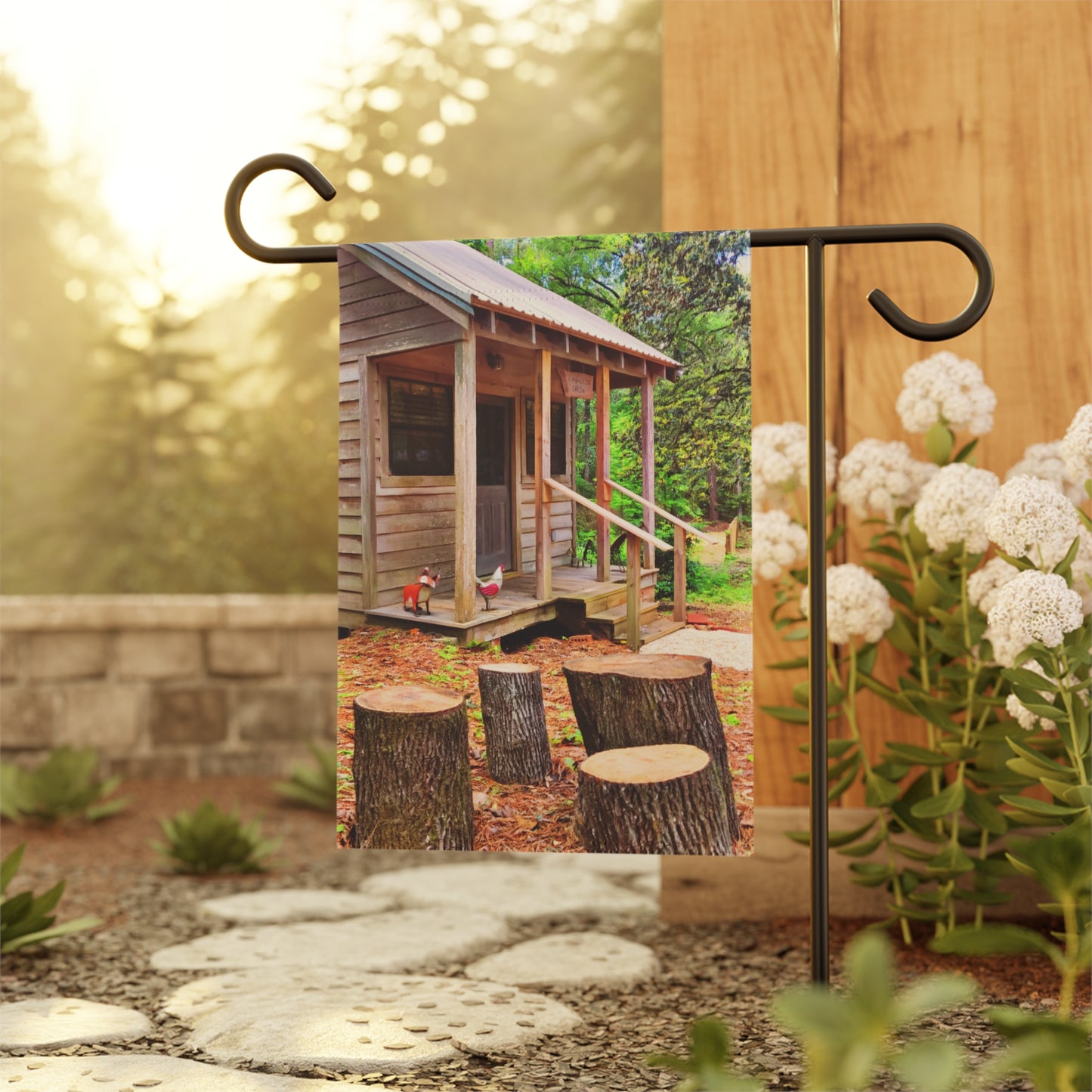 Charming Garden & House Banner for Outdoor Decor