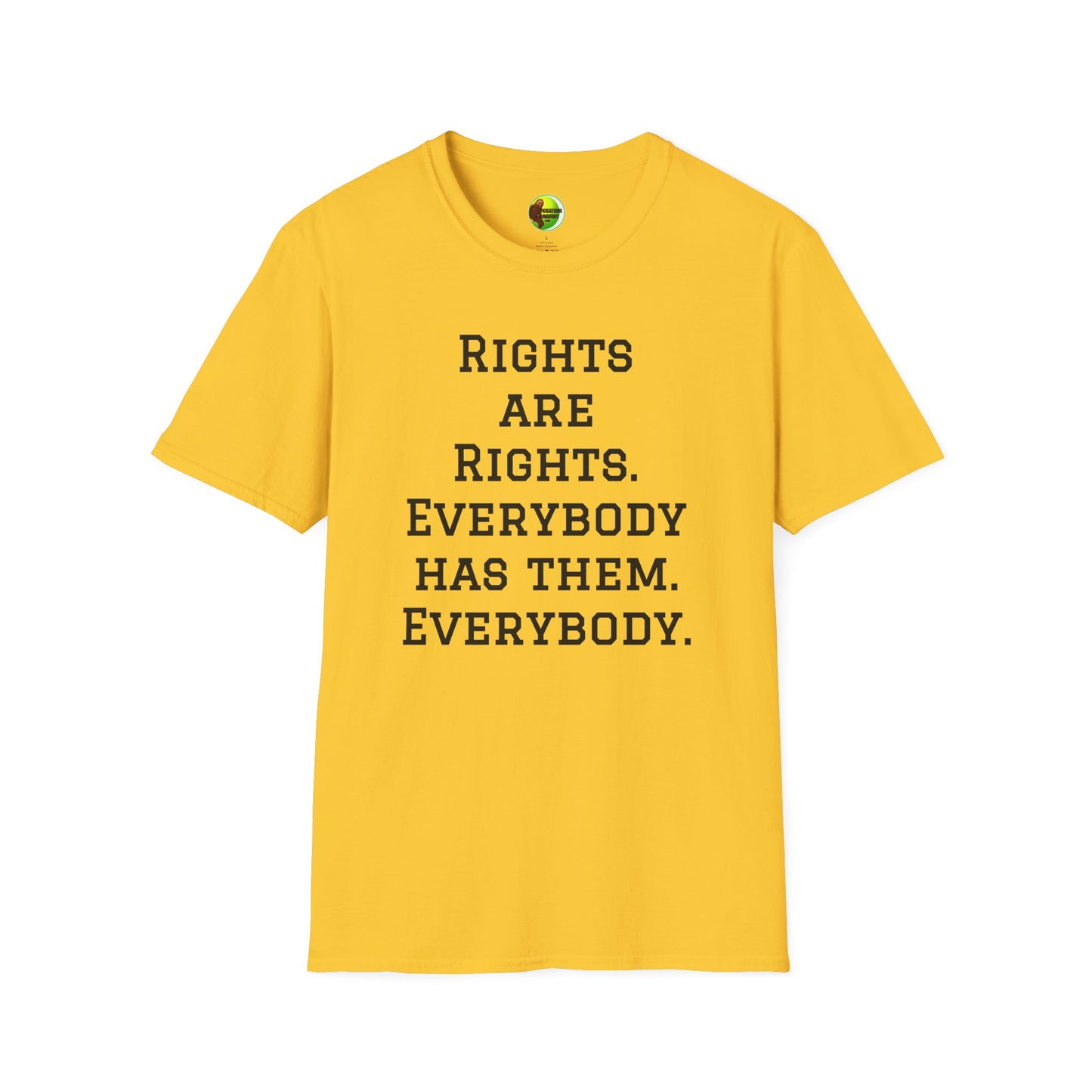 Rights are Rights Unisex Softstyle T-Shirt