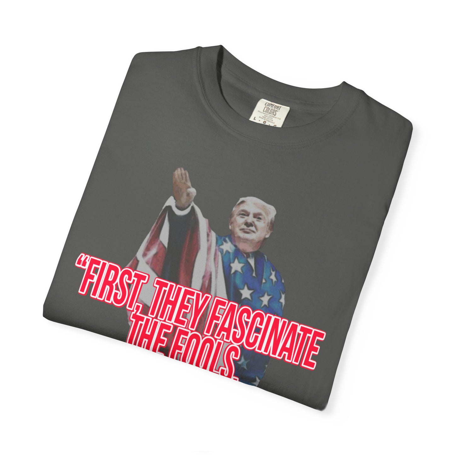 Fascinate/Muzzle - Unisex Garment-Dyed Tee for Activists