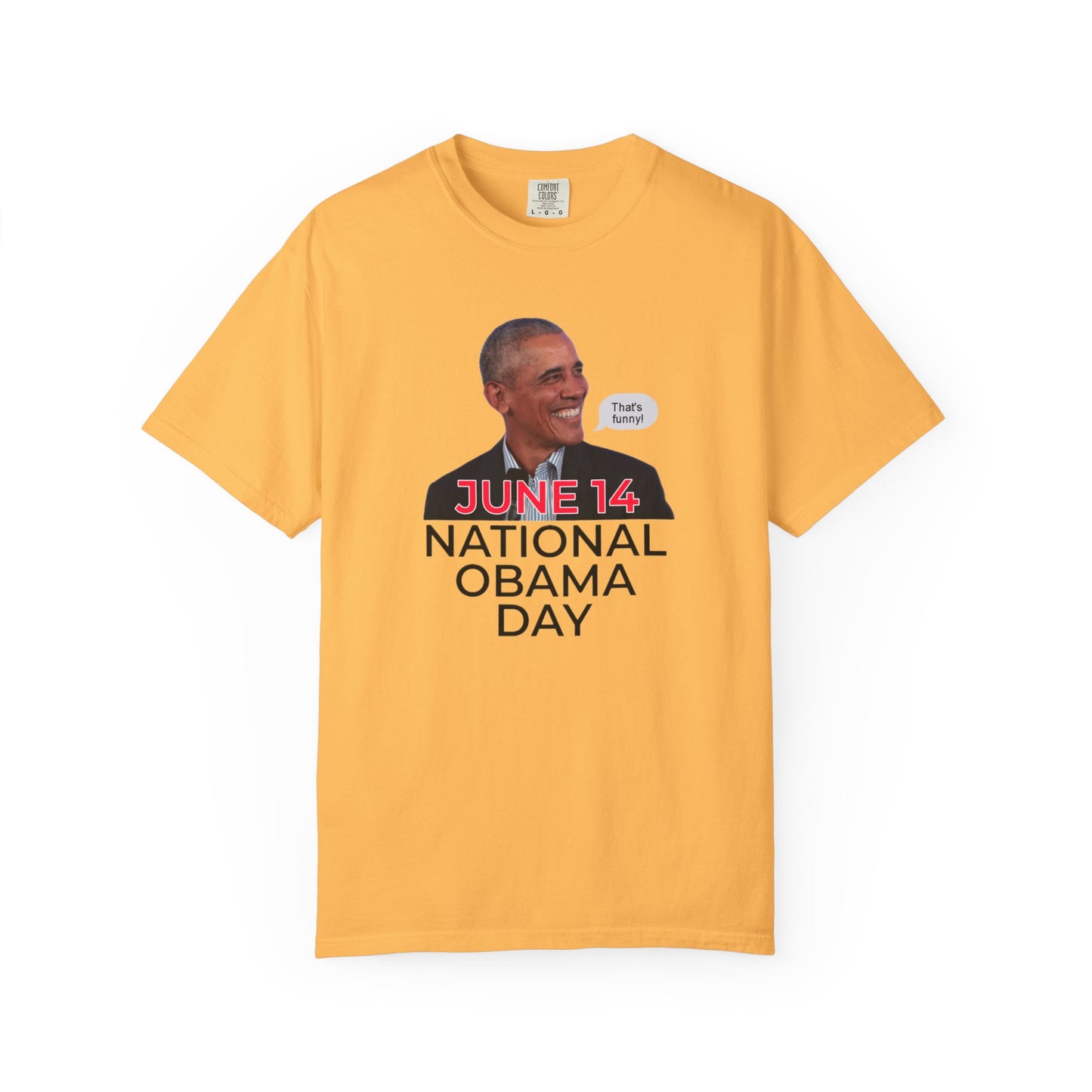 "National Obama Day" T-Shirt - Unisex Garment-Dyed Tee for Activists