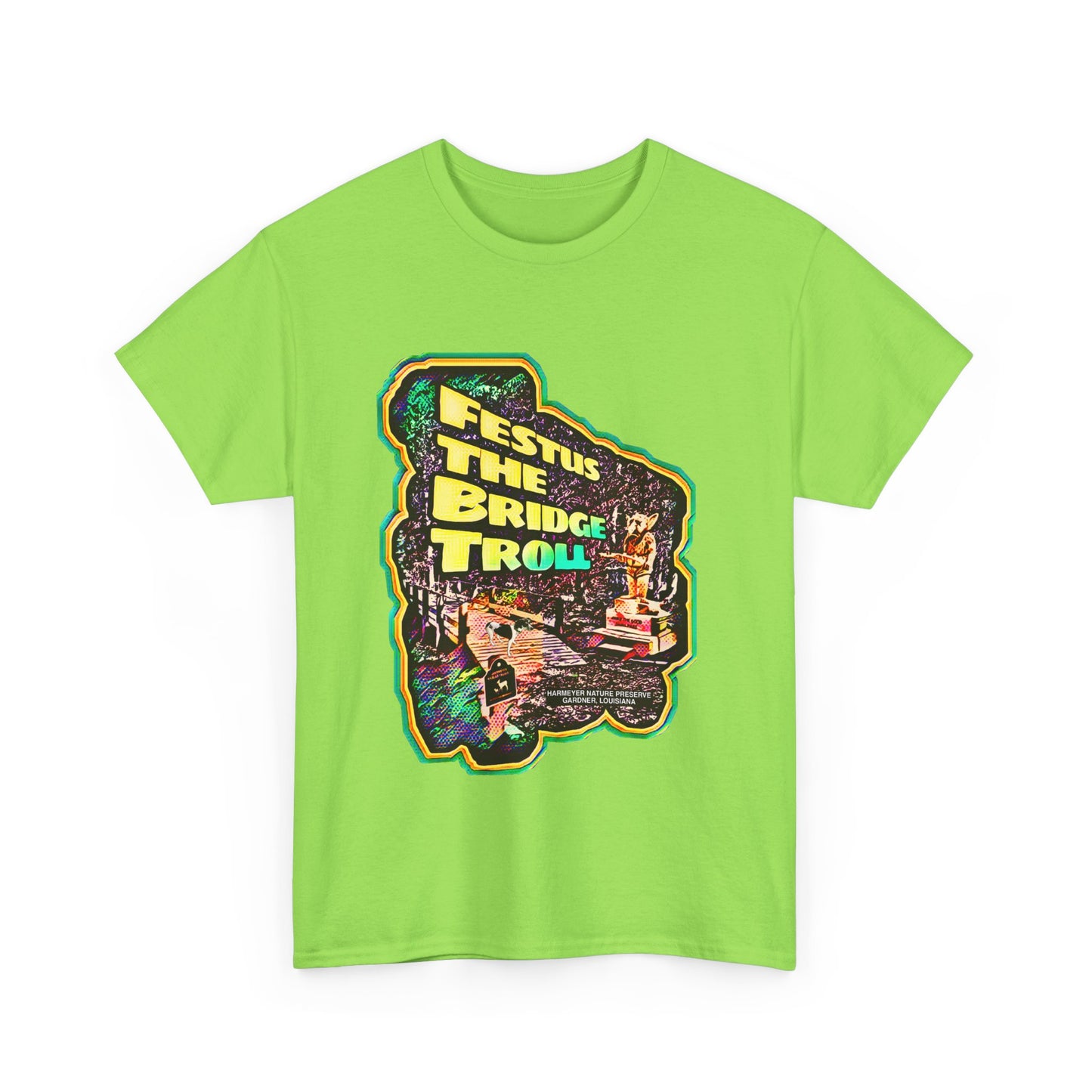 Festus Bridge Troll Unisex Heavy Cotton Tee - Graphic Tee