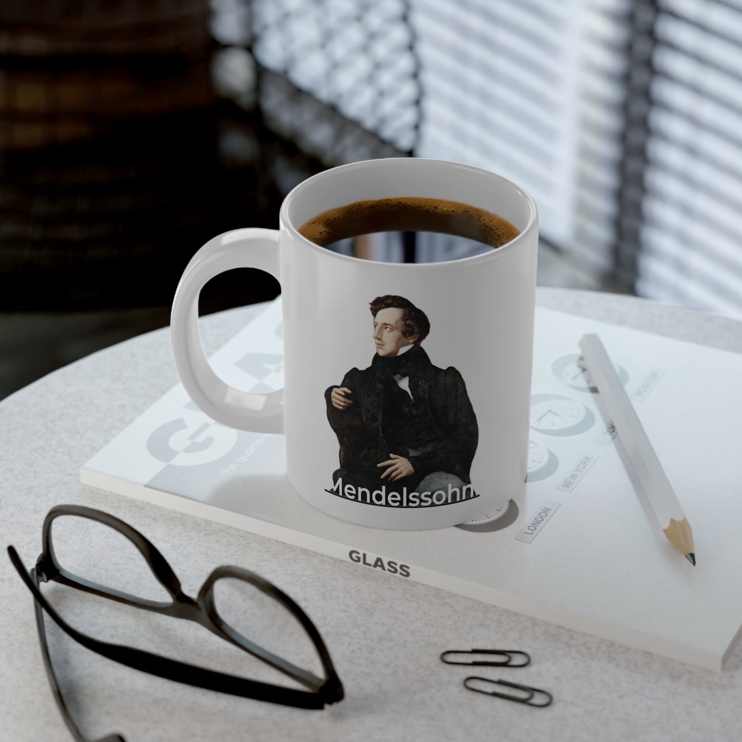 Mendelssohn Jumbo Mug, 20oz