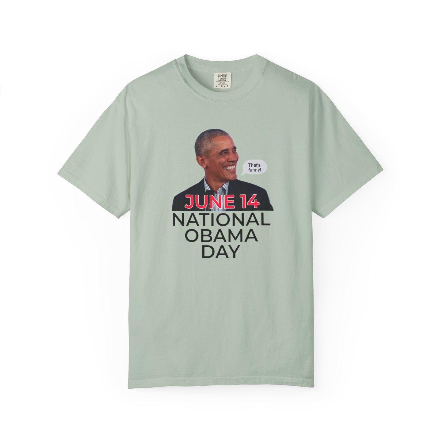 "National Obama Day" T-Shirt - Unisex Garment-Dyed Tee for Activists