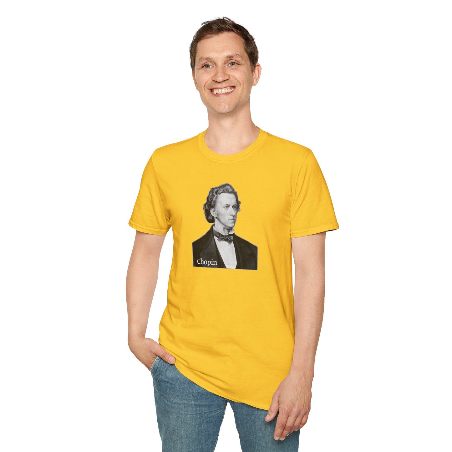 Chopin Unisex Softstyle T-Shirt - Perfect for Music Lovers