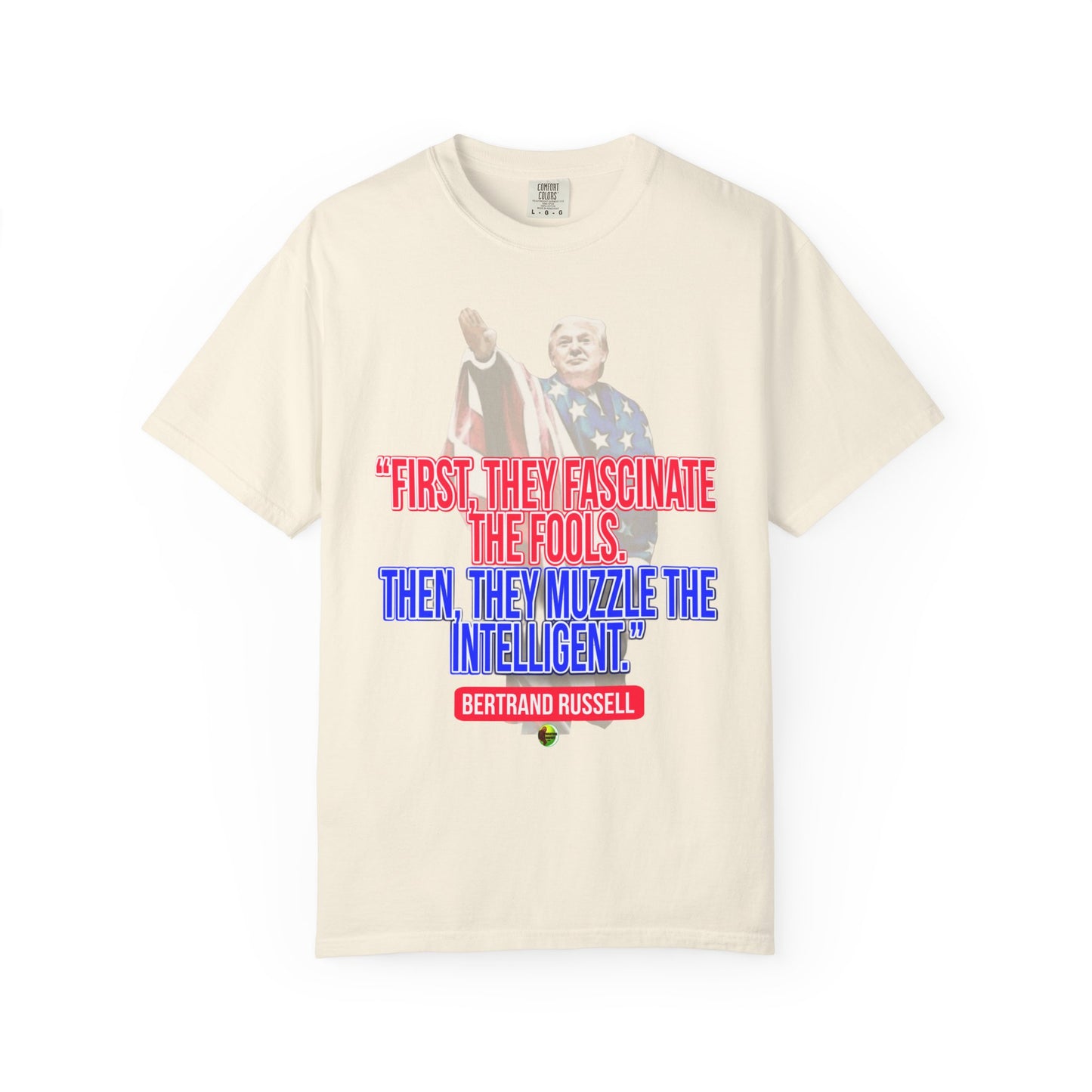Fascinate/Muzzle - Unisex Garment-Dyed Tee for Activists