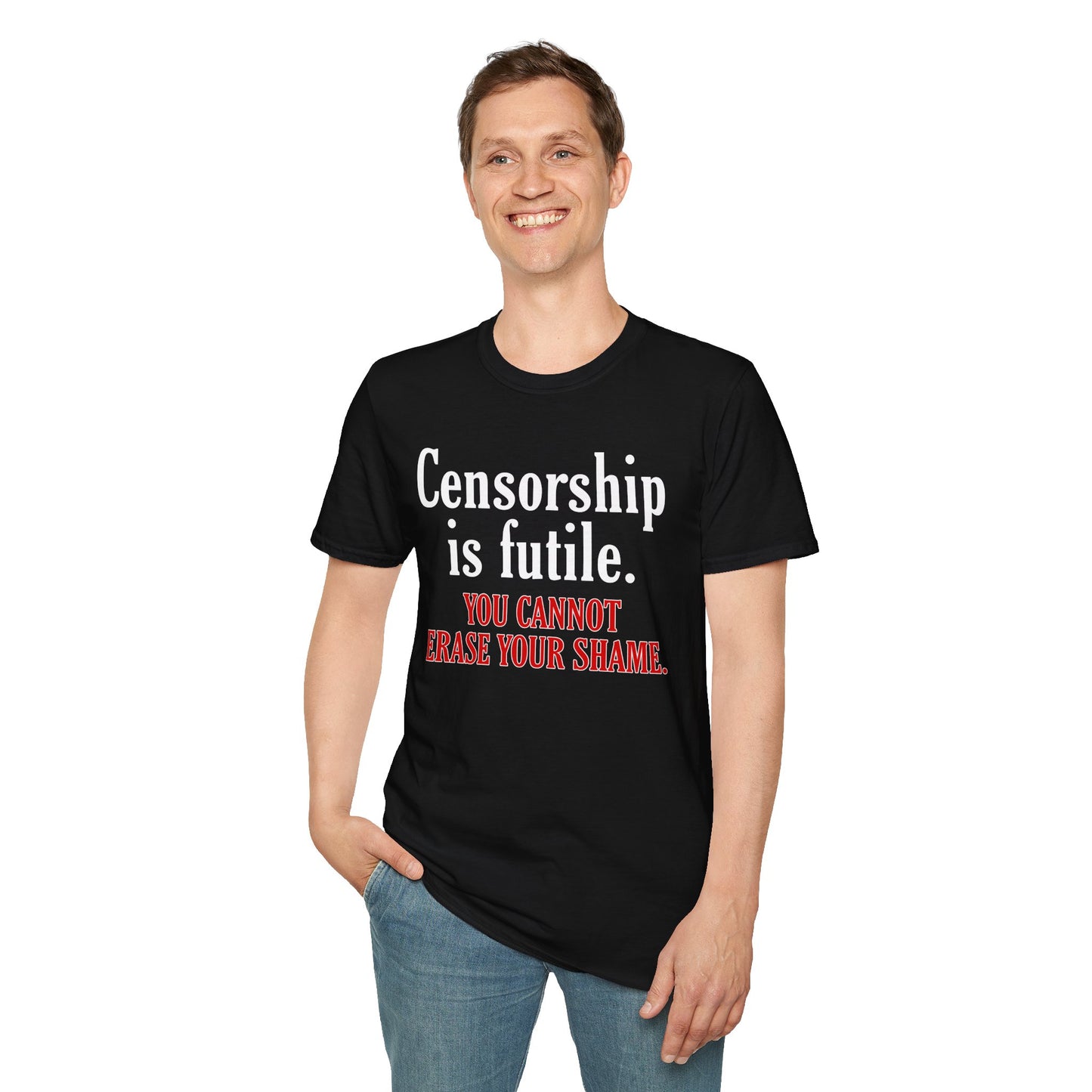 Censorship Unisex Softstyle T-Shirt