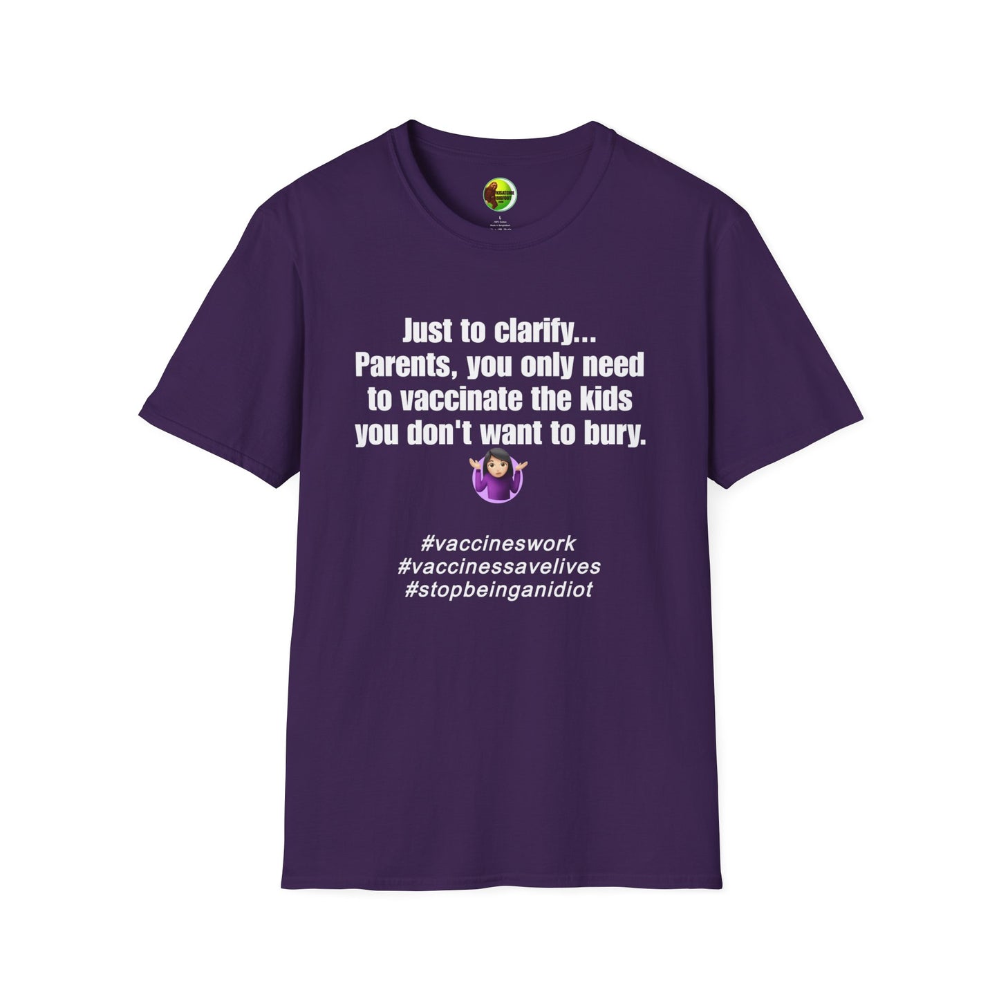Vaccinate Unisex Softstyle T-Shirt