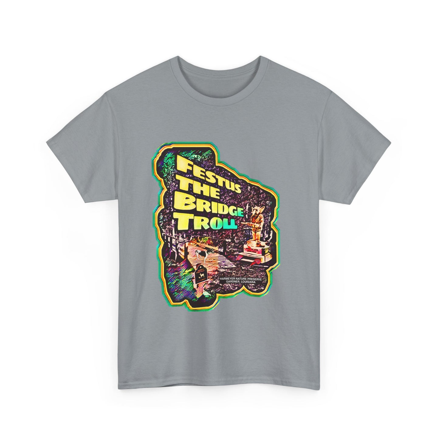 Festus Bridge Troll Unisex Heavy Cotton Tee - Graphic Tee