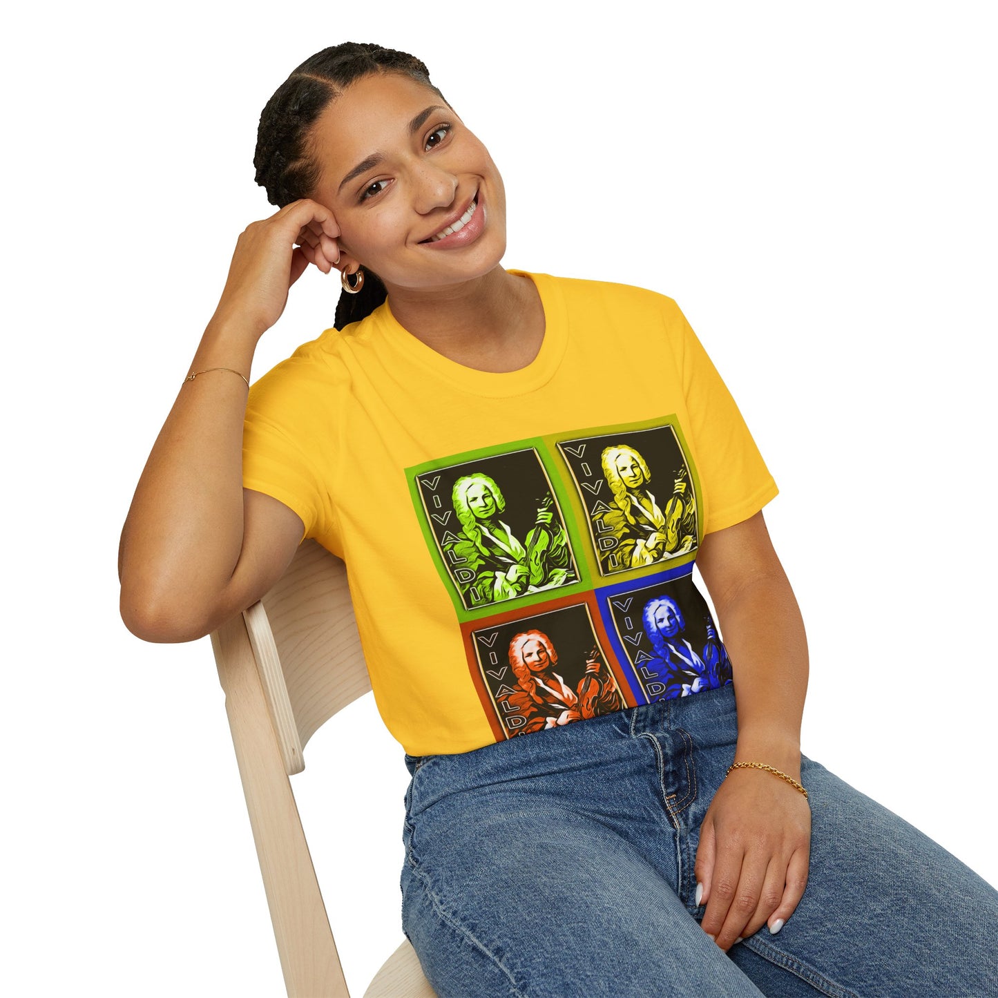 Vivaldi Unisex Softstyle T-Shirt - Perfect for Music Lovers