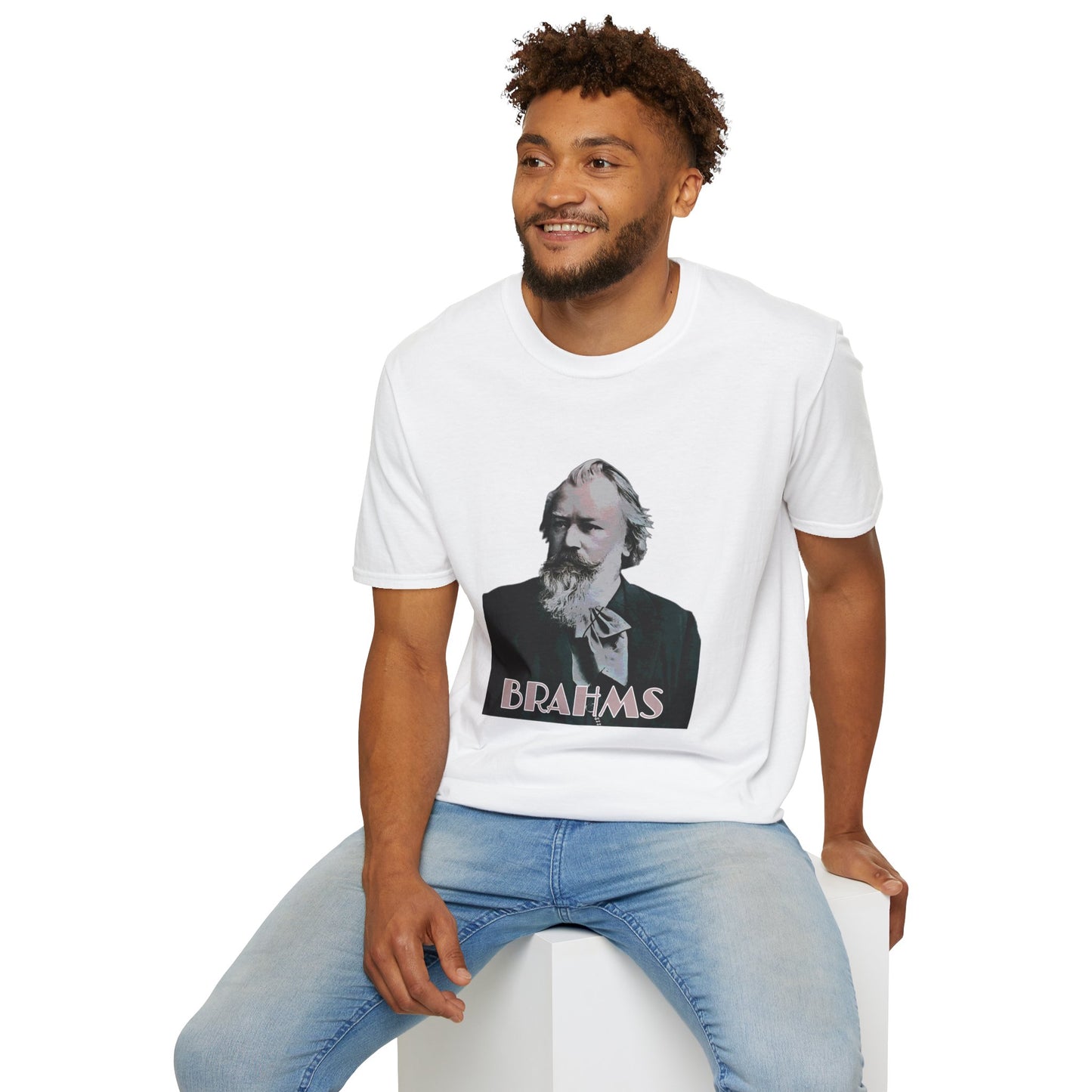 Brahms Unisex Softstyle T-Shirt - Perfect for Music Lovers