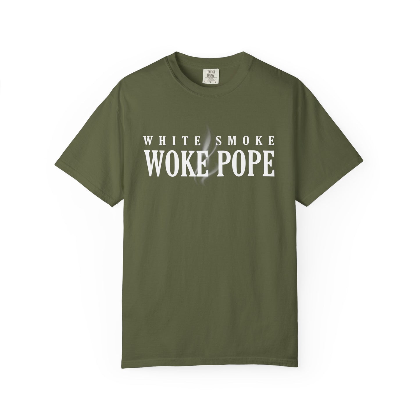 Woke Pope T-Shirt - Unisex Garment-Dyed Tee for Activists
