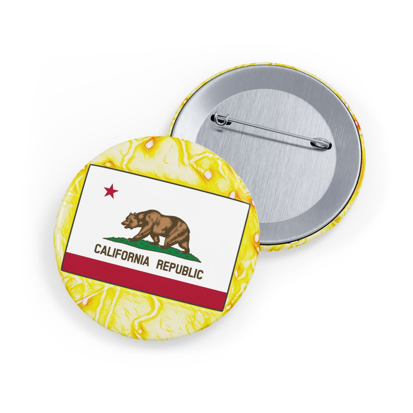 California Republic Buttons