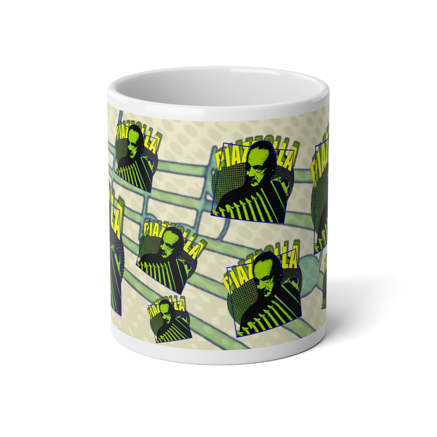 Piazzolla Jumbo Mug, 20oz