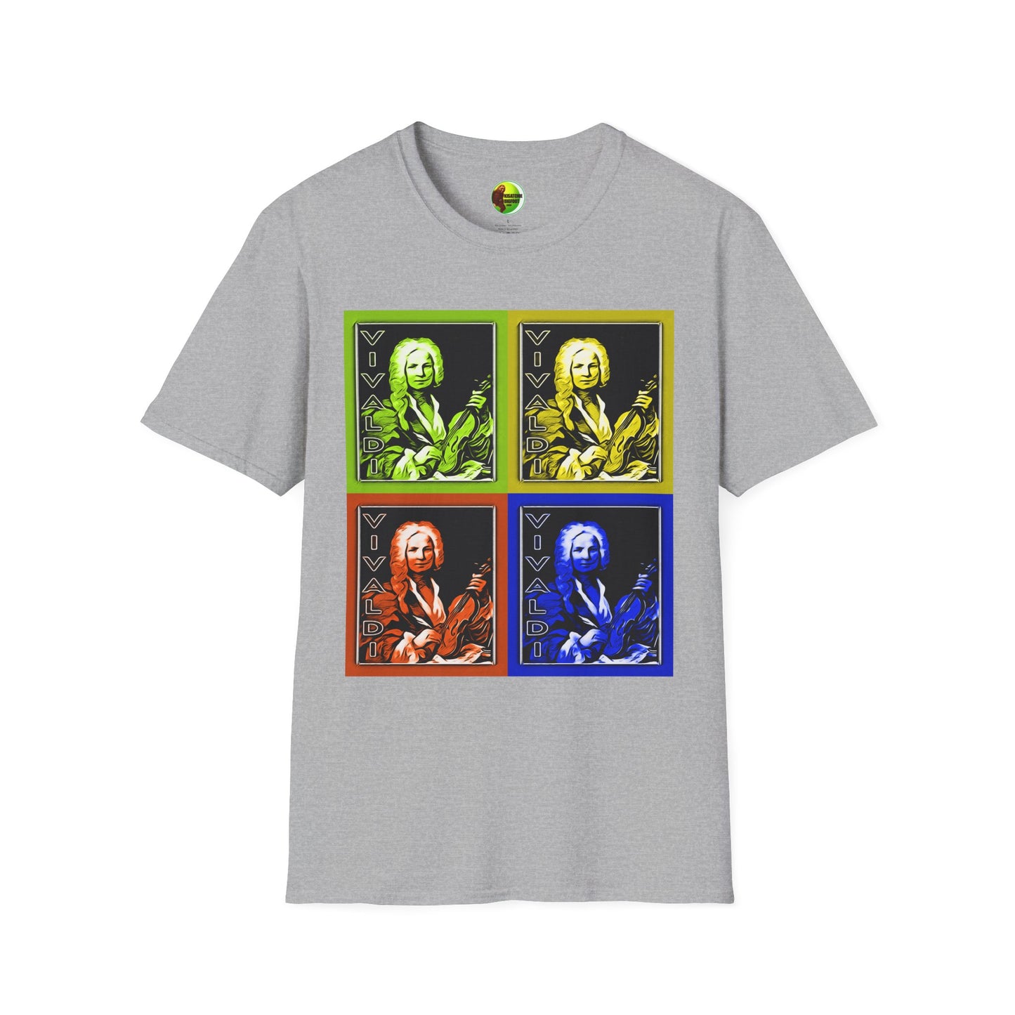 Vivaldi Unisex Softstyle T-Shirt - Perfect for Music Lovers