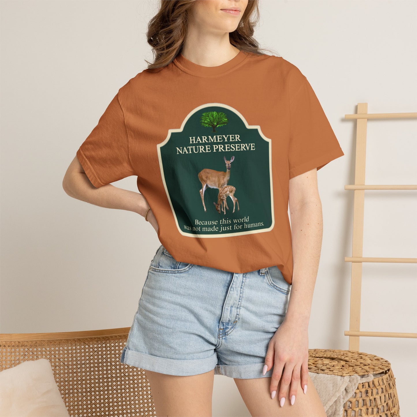 Harmeyer Nature Preserve "This World Wasn't Made Just For Humans" T-Shirt