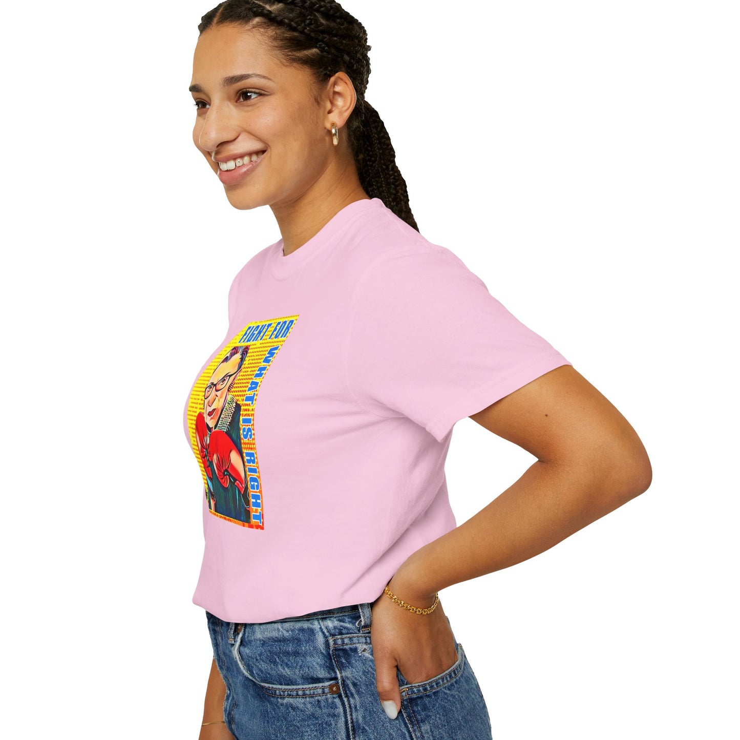 "Fight For What Is Right" - Unisex Garment-Dyed T-shirt