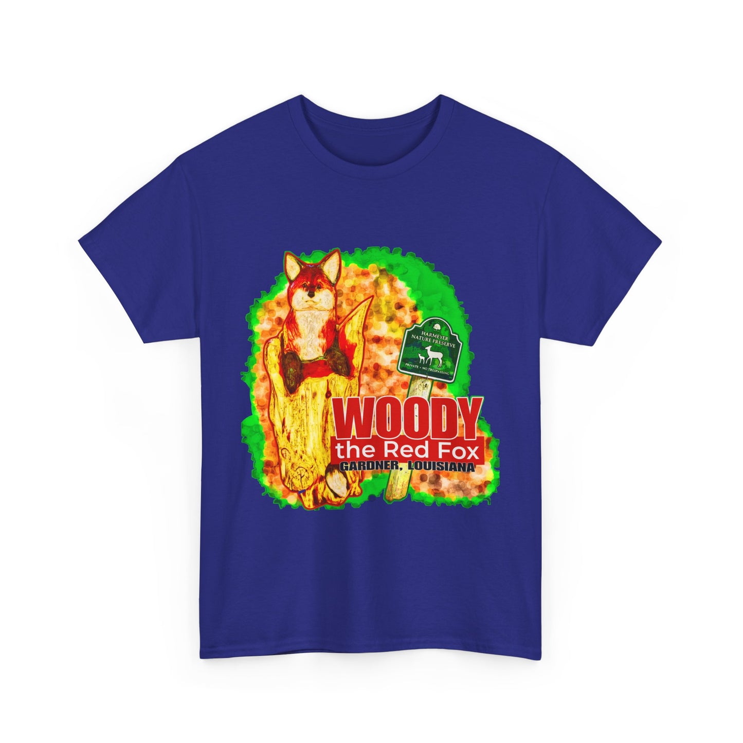 Woody the Red Fox Unisex Heavy Cotton Tee - Graphic Tee