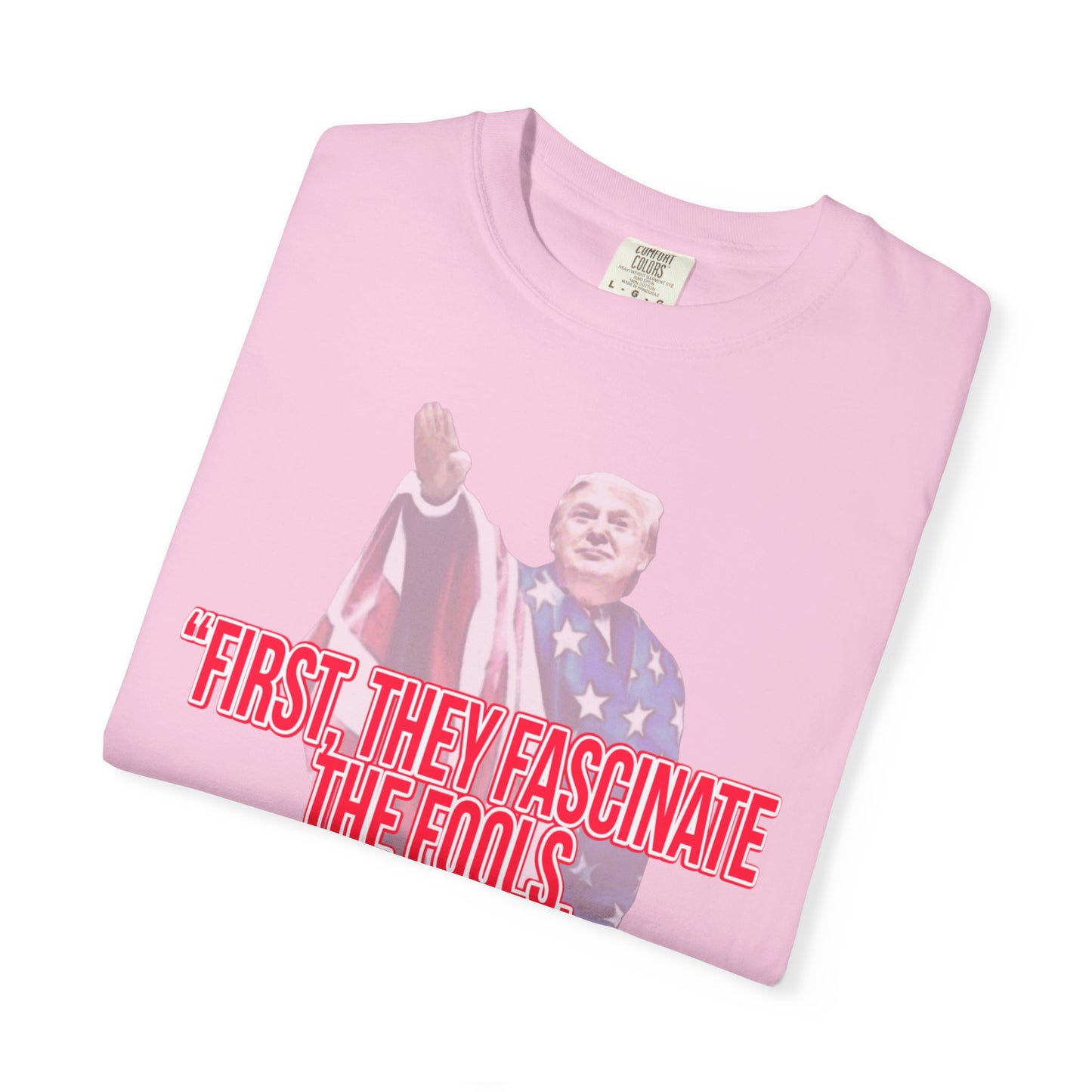 Fascinate/Muzzle - Unisex Garment-Dyed Tee for Activists