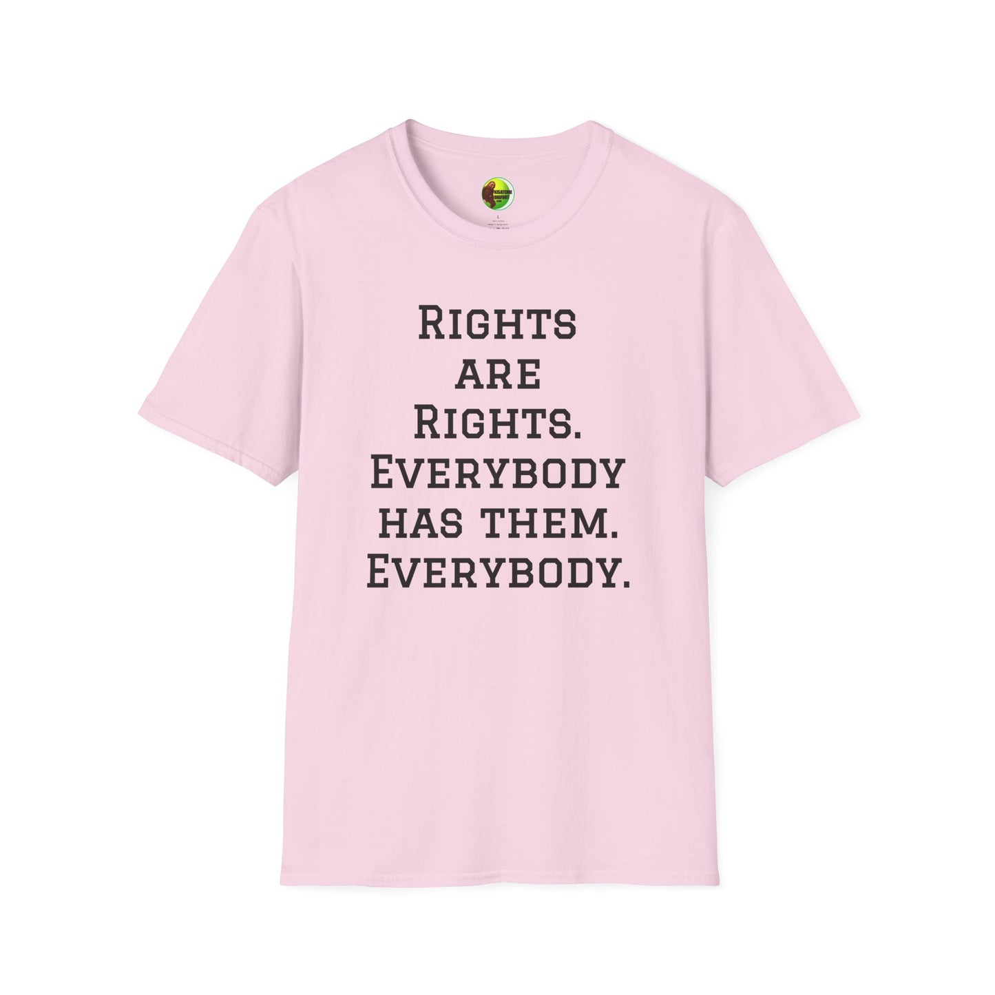 Rights are Rights Unisex Softstyle T-Shirt